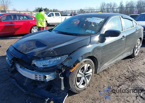 2017 Honda Civic Lx from USA, damaged, VIN 19XFC2F56HE214736